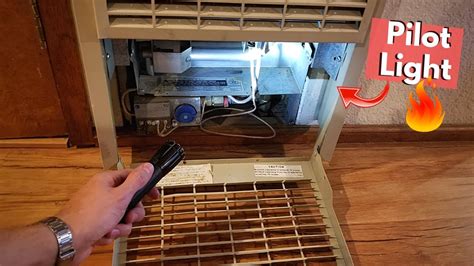 how to light an old gas heater